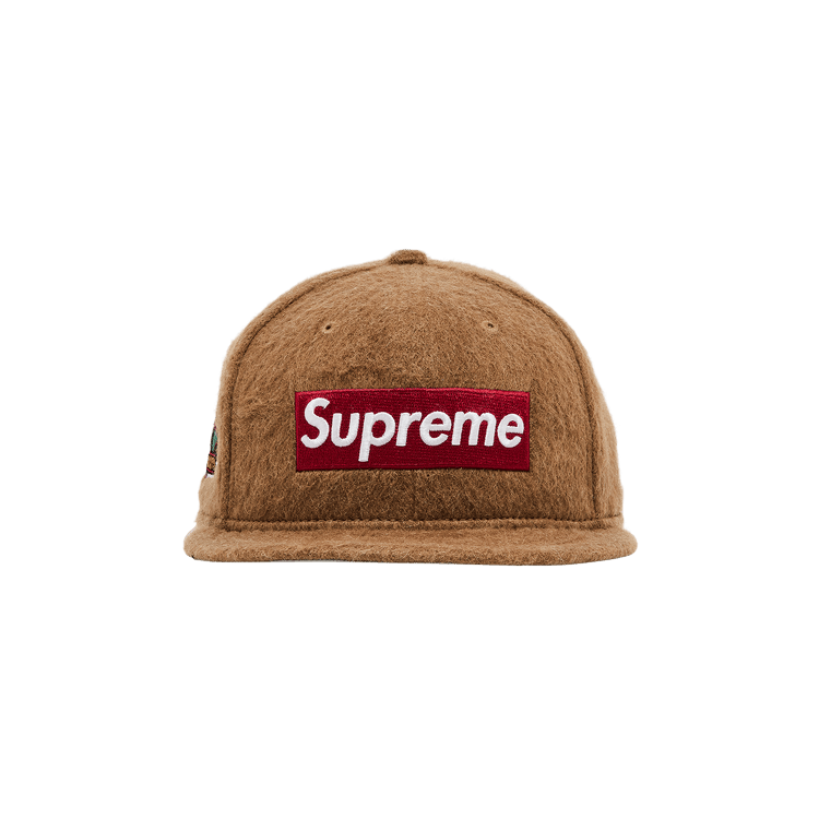 Supreme Mohair Box Logo New Era 'Camel'
