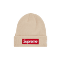 Supreme x New Era Box Logo Beanie 'Stone'
