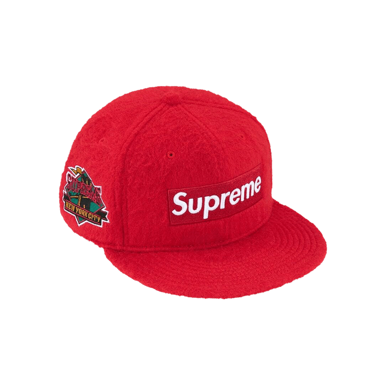 Supreme Mohair Box Logo New Era 'Red'