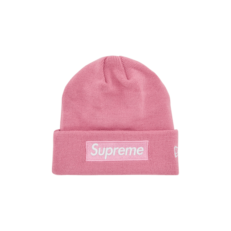 Supreme x New Era Box Logo Beanie 'Dusty Pink'
