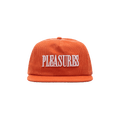 Pleasures Onyx Corduroy Snapback 'Safety Orange'