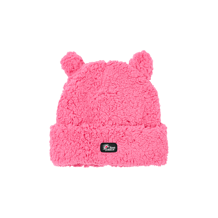 Palace Love Palace Fuzzy Ears Beanie 'Cherry'