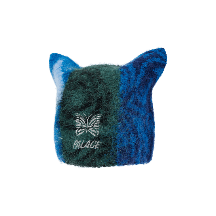 Palace x Needles Hairy Square Beanie 'Multi Fabric'