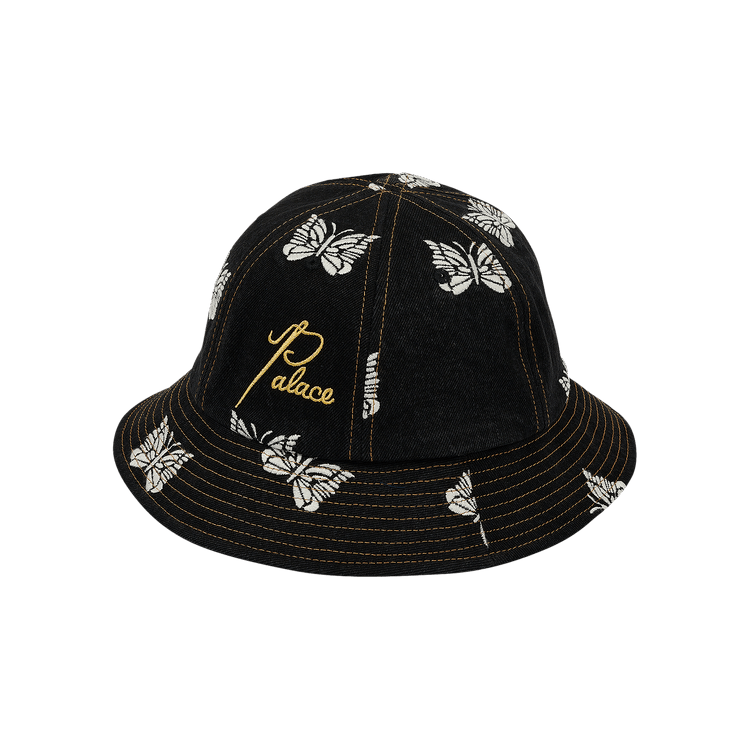 Palace x Needles Denim Bucket Hat 'Black'