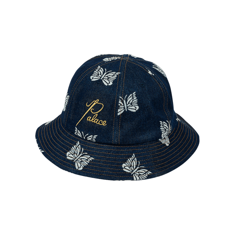 Palace x Needles Denim Bucket Hat 'Indigo'