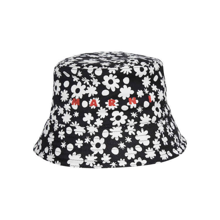 Marni Logo Bucket Hat 'Black'