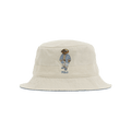 Polo Ralph Lauren Original Label Chino Loft Bucket Hat With Bear 'Clubhouse Cream'