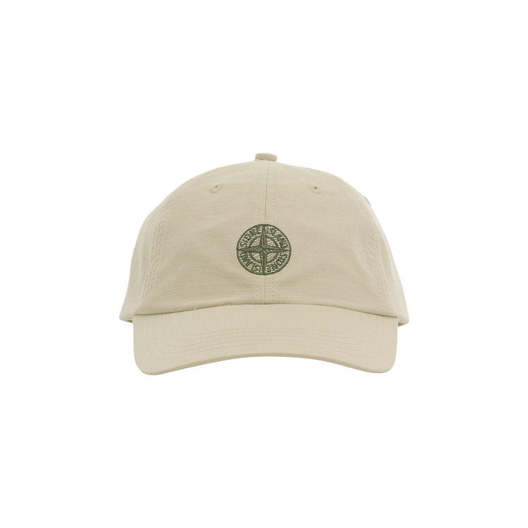 Stone Island 6 Panel Ripstop Cap 'Sand'