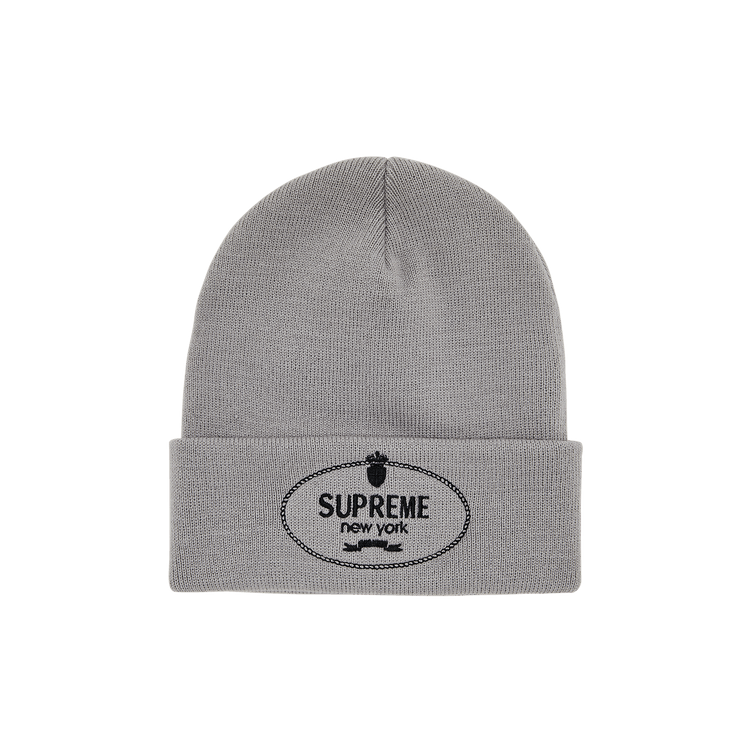 Supreme Crest Beanie 'Grey'