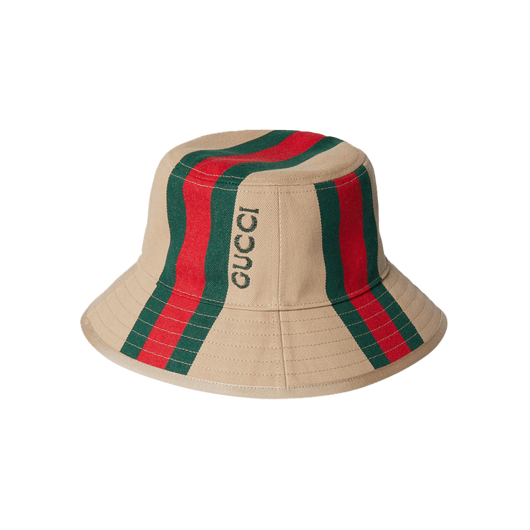 Gucci Web Bucket Hat 'Camel'
