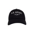 Sporty & Rich S.R. Sport Wool Hat 'Faded Black'