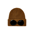 C.P. Company Extra Fine Merino Wool Goggle Beanie 'Toffee'