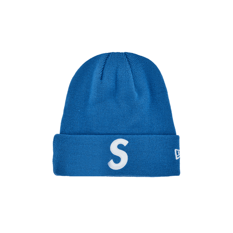 Supreme New Era S Logo Beanie 'Blue'
