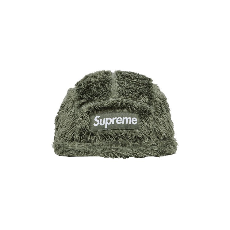 Supreme Fuzzy Camp Cap 'Moss'
