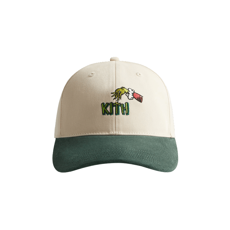 Kith x The Grinch Suede Brim Aaron Cap 'Sandrift'