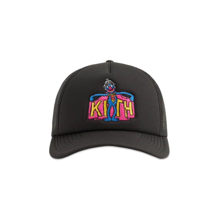Kith x Sesame Street Super Grover Nolan Trucker Cap 'Black'