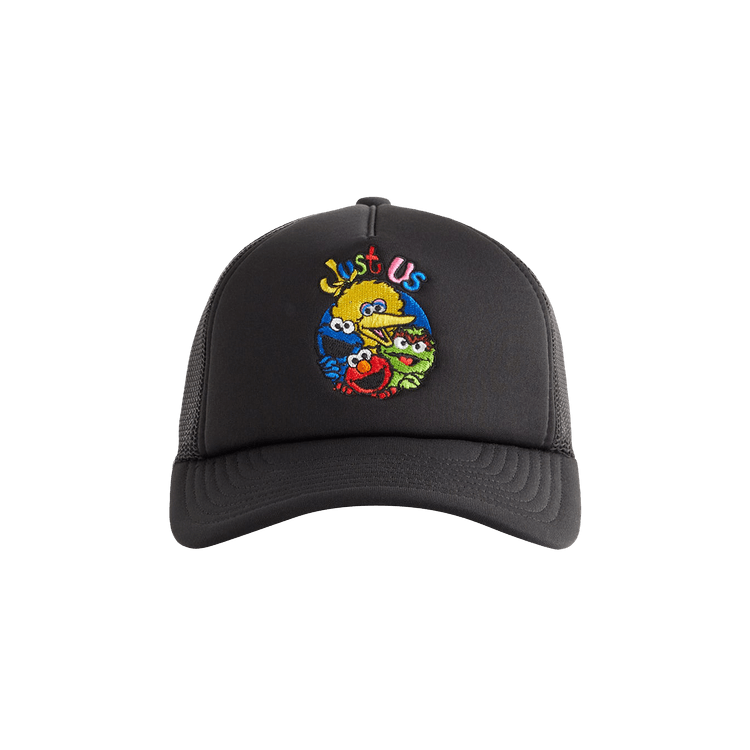 Kith Kids x Sesame Street Just Us Trucker Hat 'Black'