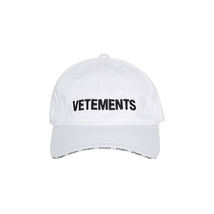 Vetements Logo Cap 'White'