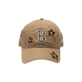 New Era MLB Flower Embroidery Boston Red Sox Cap 'Khaki'