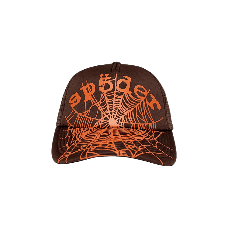 Sp5der OG Web V2 Trucker Hat 'Brown'