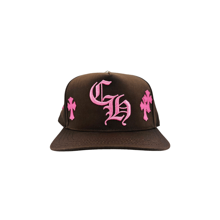 Chrome Hearts Cross Patch Hat 'Brown/Pink'