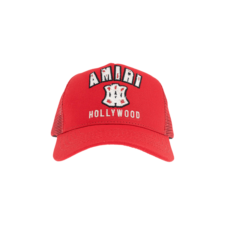 Amiri MA Hollywood Trucker Hat 'Deep Red'