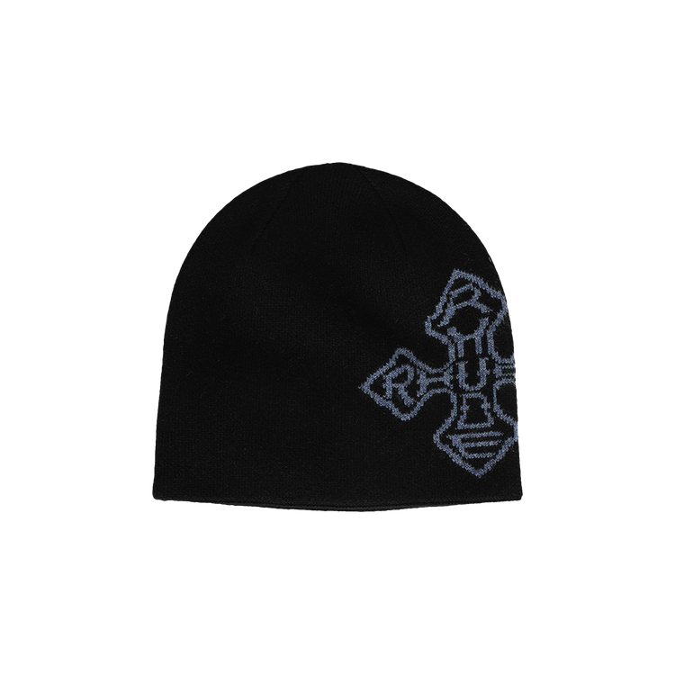Rhude Cross Beanie 'Black/Blue'