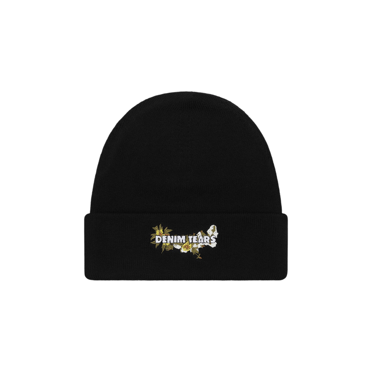 Denim Tears Floral Beanie 'Black'