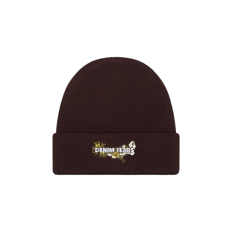 Denim Tears Floral Beanie 'Brown'
