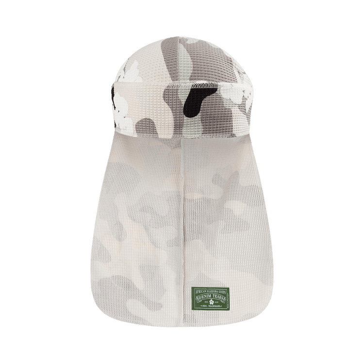 Denim Tears Wreath Durag 'White Camo'