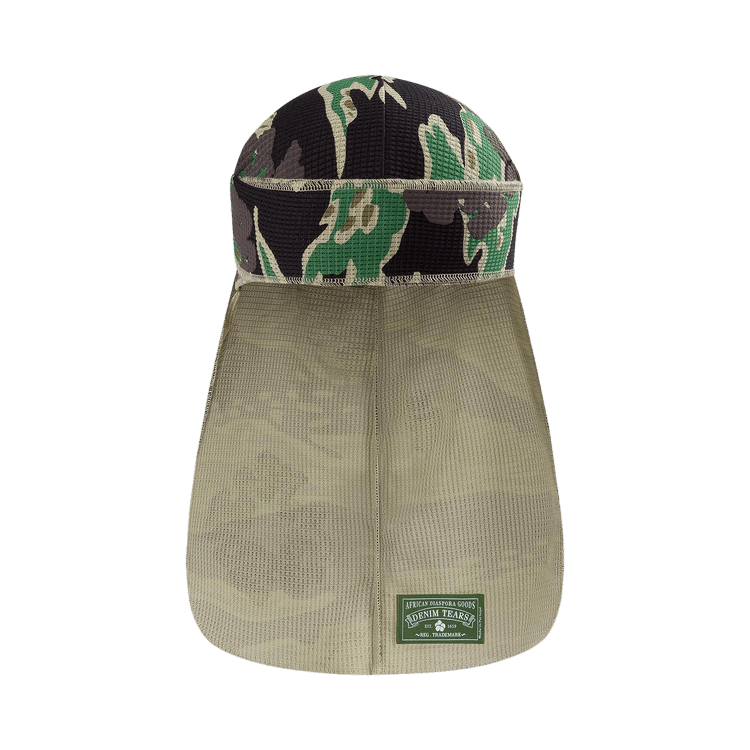 Denim Tears Wreath Durag 'Green Camo'
