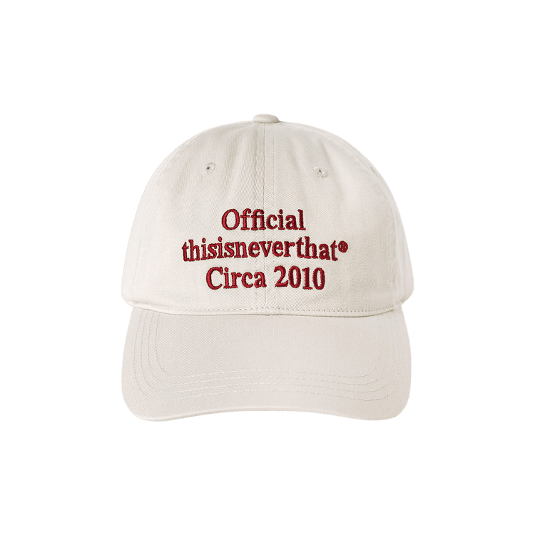 thisisneverthat Times Cap 'Off White'