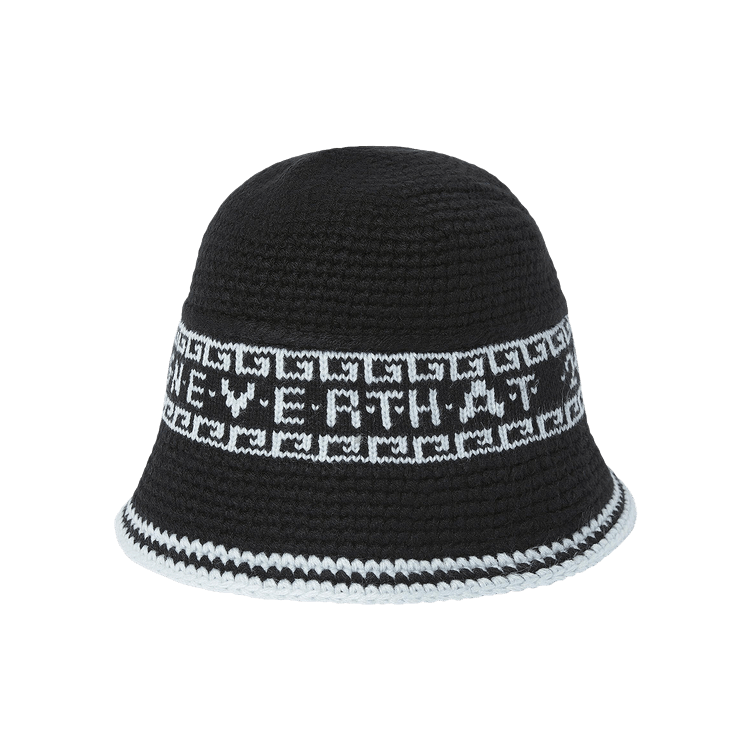 thisisneverthat Crochet Bucket Hat 'Black'