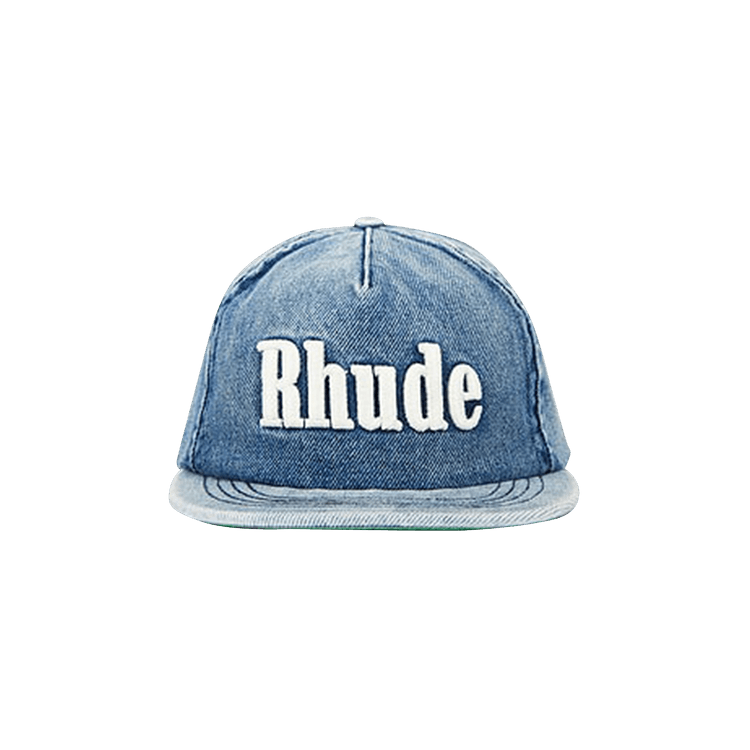 Rhude Logo Denim Hat 'Oxford Indigo'