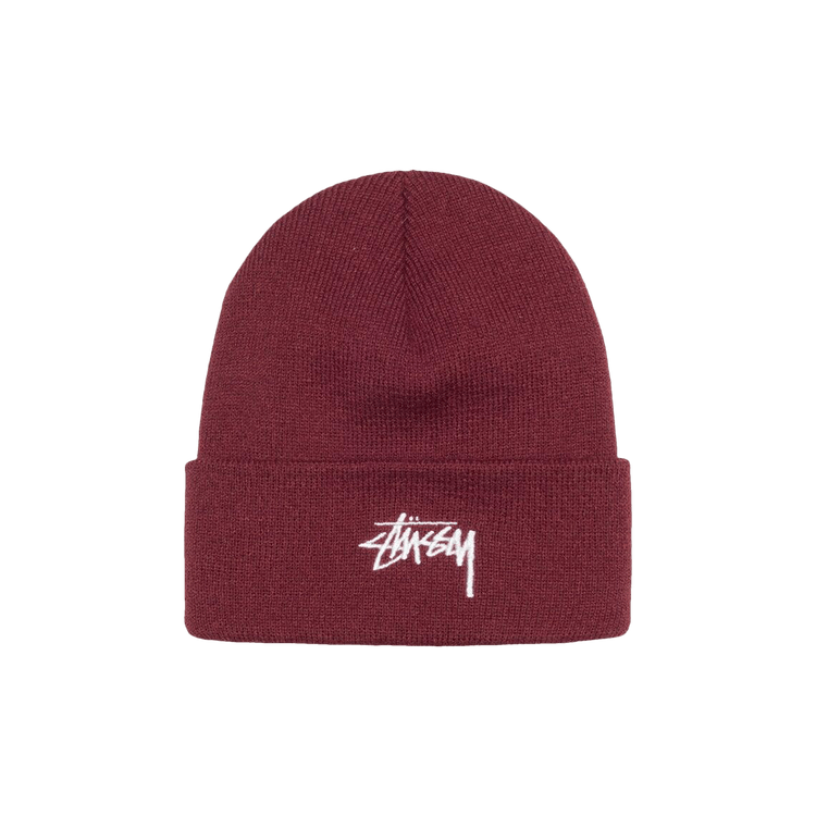 Stussy Stock Cuff Beanie 'Syrah'
