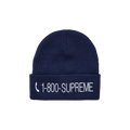 Supreme 1-800 Beanie 'Navy'