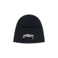 Stussy Skullcap Chain Stitch Rolled Edge 'Black'