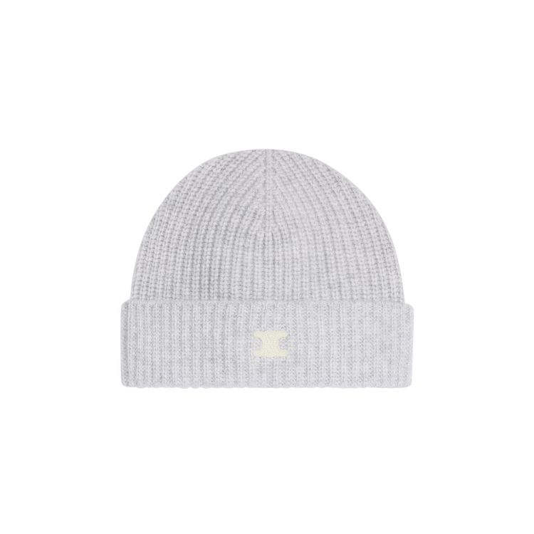 CELINE Triomphe Beanie 'Light Grey'