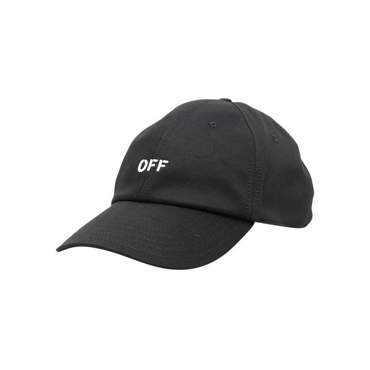 Off-White Drill Off Stamp Baseball Cap 'Black/White'