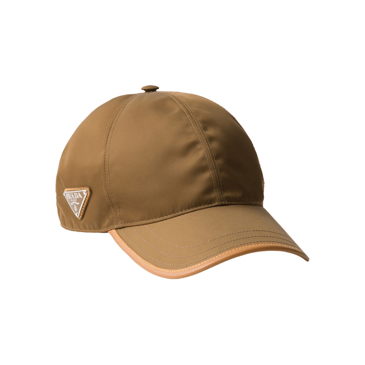 Prada Textile Leather Cap 'Beige'