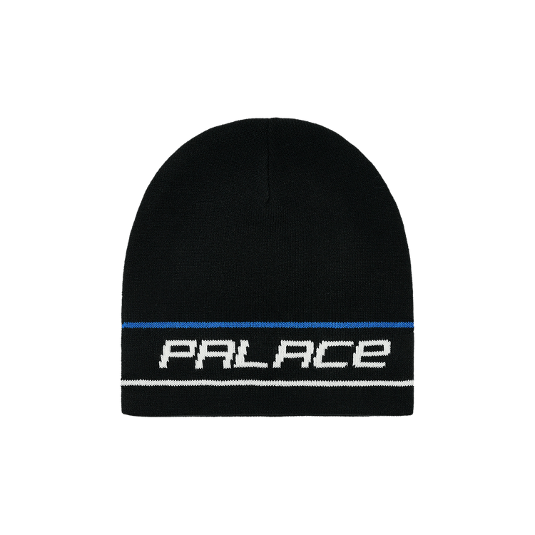 Palace Stripe Nein Cuff Beanie 'Black'