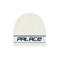 Palace Stripe Nein Cuff Beanie 'White'