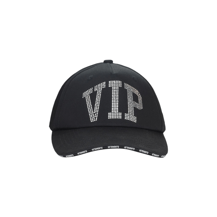 Vetements VIP Crystal Cap 'Black'