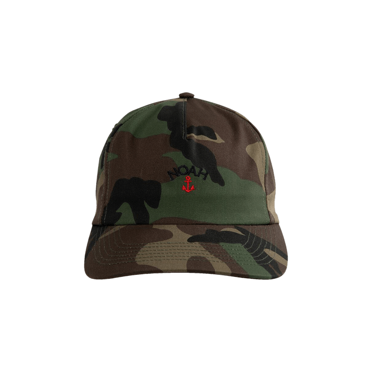 Noah Anchor Logo 5 Panel Cap 'Camo'