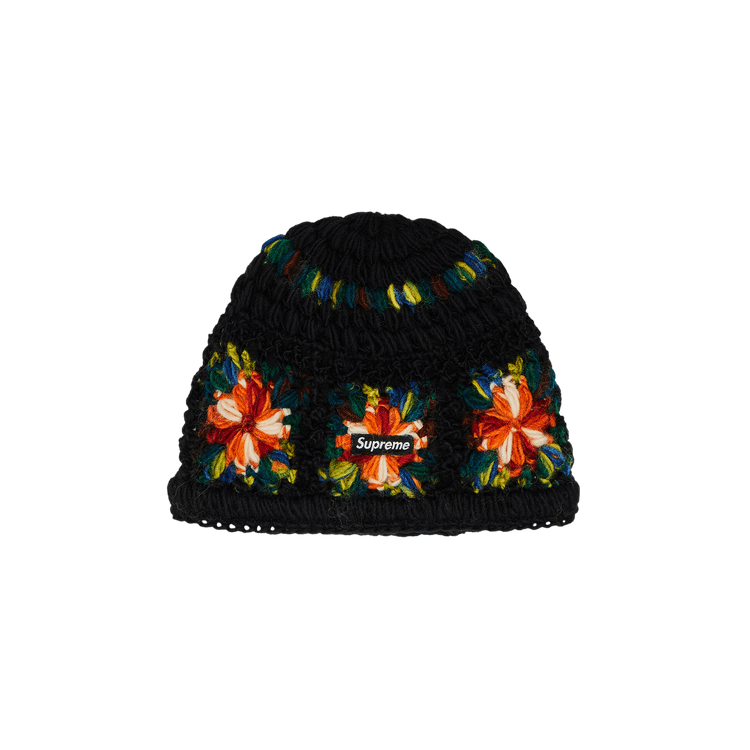 Supreme Crochet Beanie 'Black'
