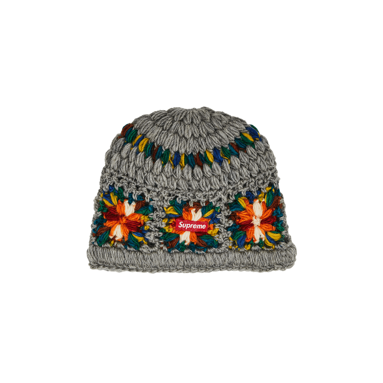 Supreme Crochet Beanie 'Heather Grey'