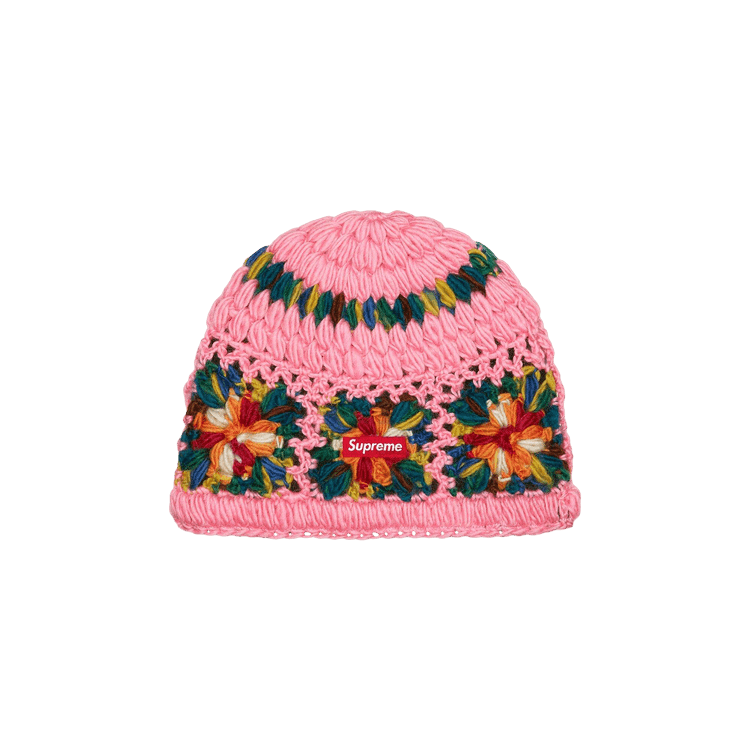 Supreme Crochet Beanie 'Pink'