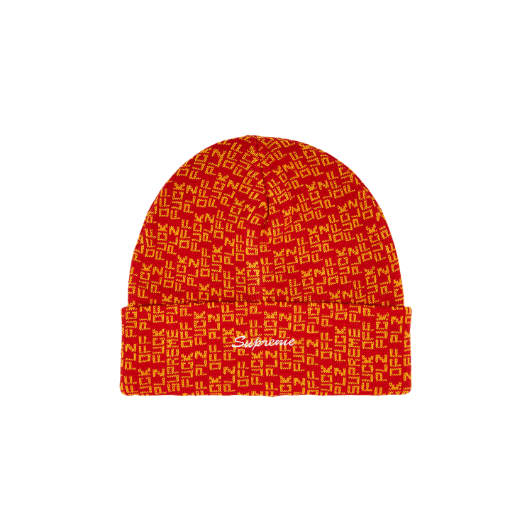 Supreme Fuck Off Beanie 'Red'