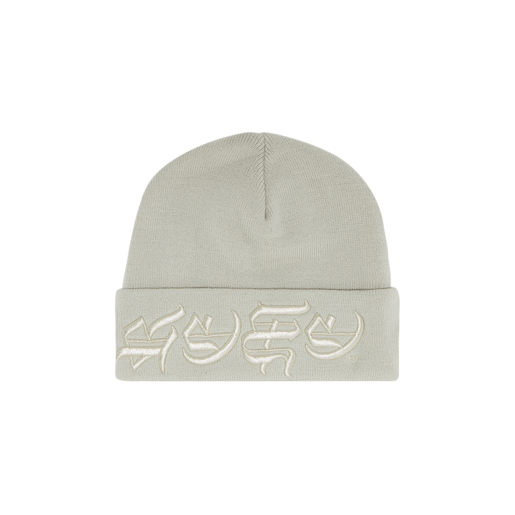 Supreme New Era Blackletter Beanie 'Stone'