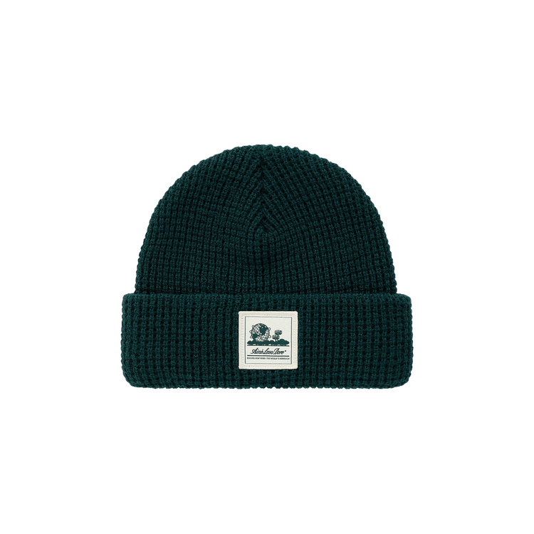 Aimé Leon Dore Waffle Knit Beanie 'Hunter Green'